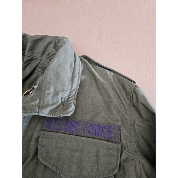 Vintage Field Jacket Size Small Regular Cold Weather US Army OG-107 60s 70s - Picture 2 of 16